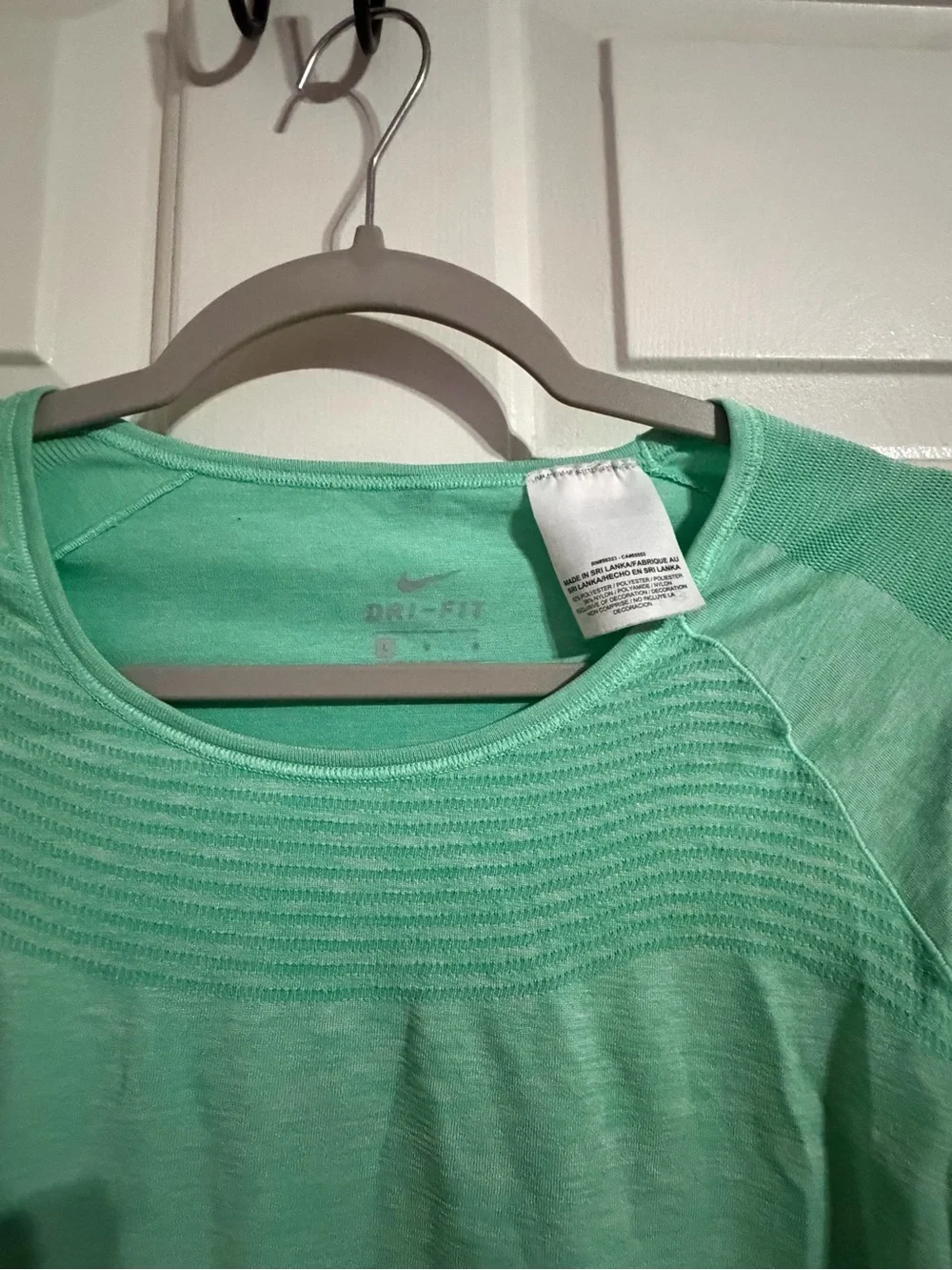 Nike Long-Sleeve Top in Mint Green